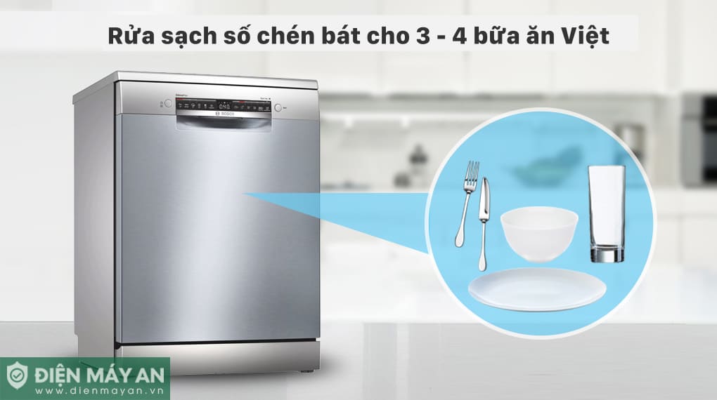 Máy rửa bát âm toàn phần Bosch Serie 4 SMV4HCX48E